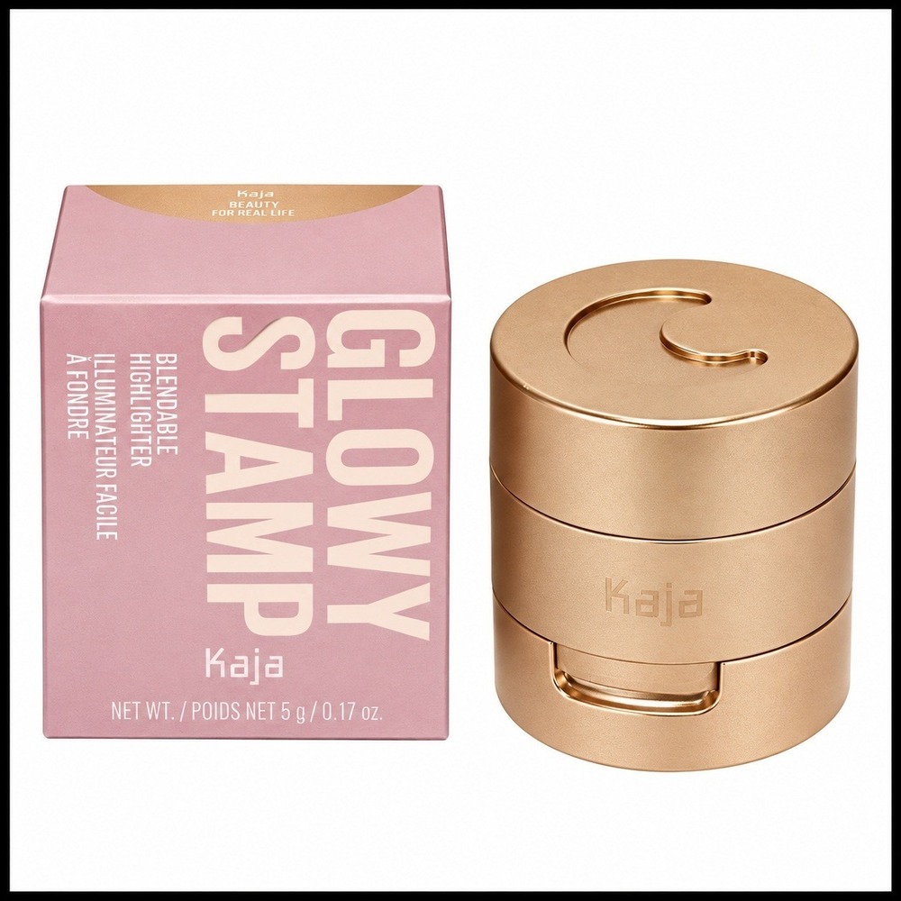 Kaja Glowy Stamp Blendable Liquid Highlighter DREAMY Warm Bronze Radiant Finish